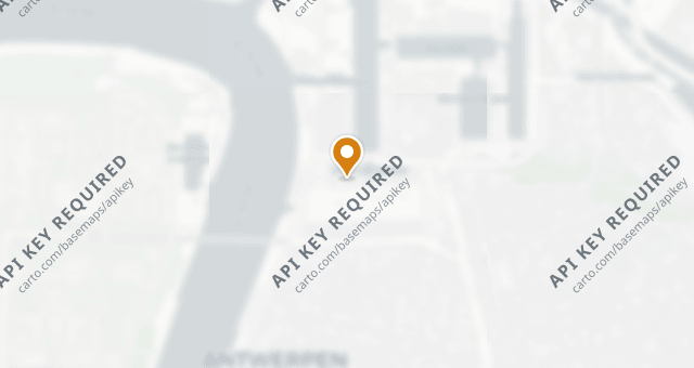 Map showing U Eat & Sleep Antwerp