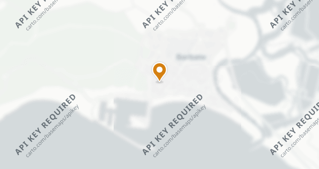 Map showing El Campero