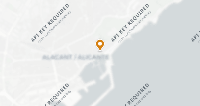 Map showing La Taberna del Gourmet