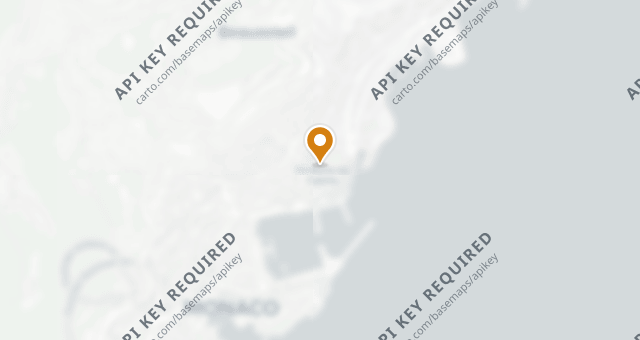 Map showing Le Grill