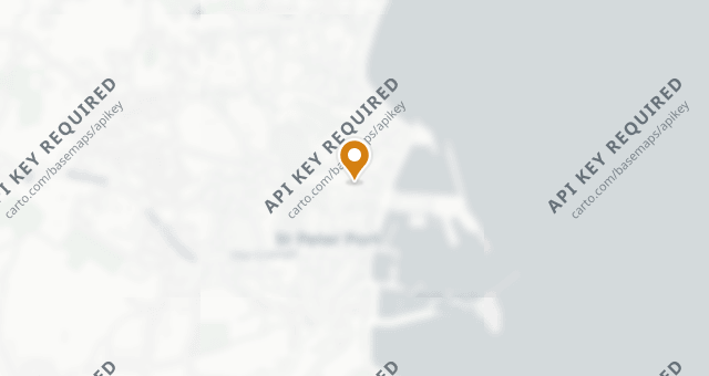 Map showing La Fregate