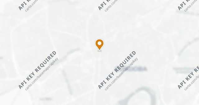 Map showing La Casa de Manolete Bistró