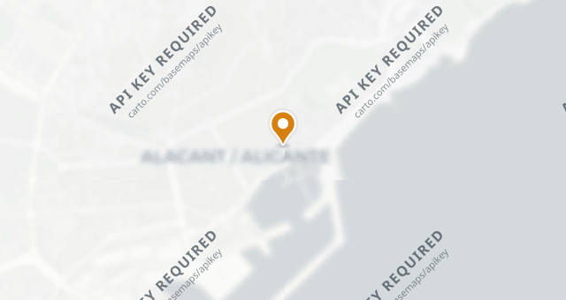 Map showing El Portal Alicante