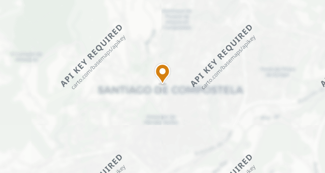 Map showing A Horta d'Obradoiro