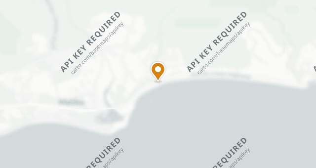 Map showing Carbon Beach Club