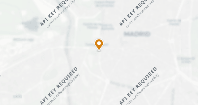 Map showing Corral de la Morería Gastronómico