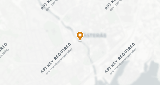 Map showing Nya Hattfabriken