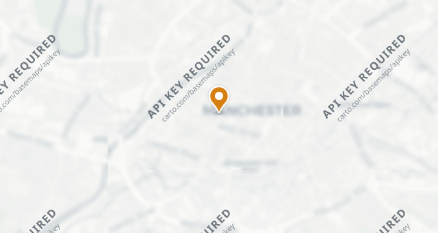 Map showing Hawksmoor Manchester