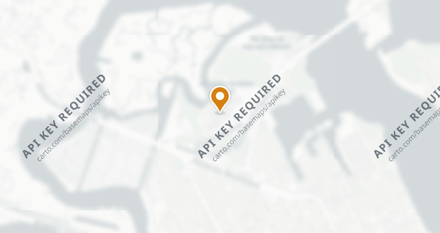 Map showing American Bar & Grille