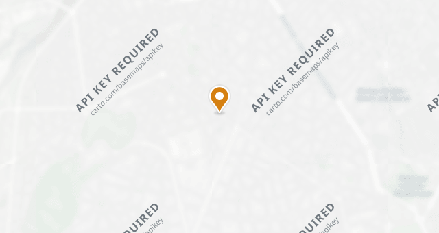 Map showing La Bottega della Pizza