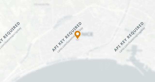 Map showing Chez Davia