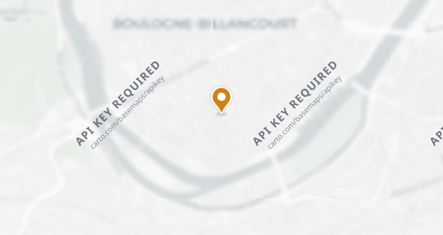 Map showing La Table de Cybele - Boulogne Billancourt