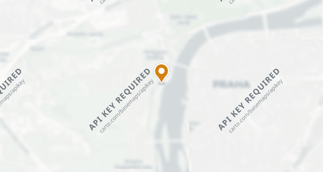 Map showing Kampa Park Restaurace