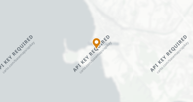 Map showing Baia del Silenzio