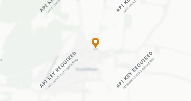 Map showing The Rose & Crown