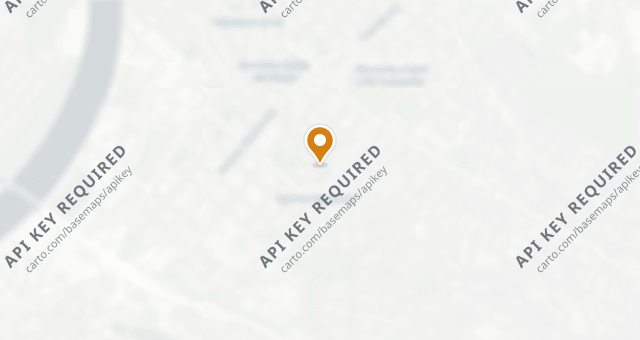 Map showing RESTORAN & KOKTEL BAR JOSEPHINE
