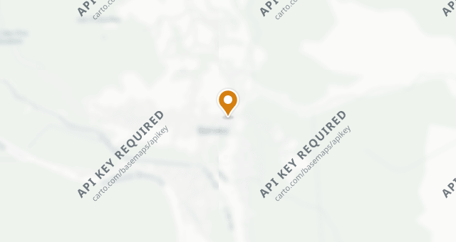 Map showing Auberge des Gorges