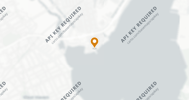 Map showing Shell & Bones Oyster Bar and Grill