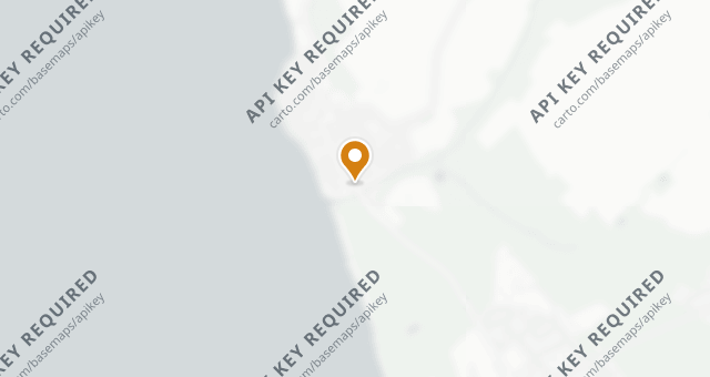 Map showing La Plage