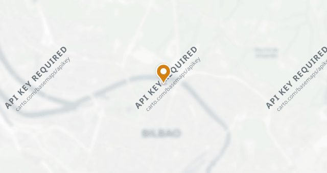 Map showing Nerua Guggenheim Bilbao