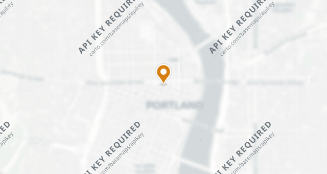 Map showing Portland City Grill