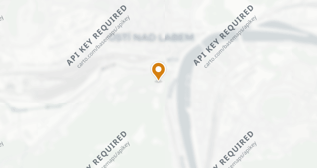 Map showing Hotel a Restaurant Větruše