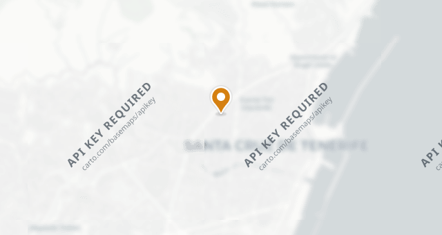 Map showing El Aguarde