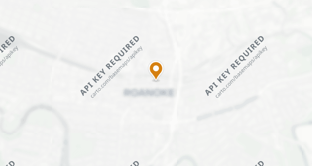 Map showing Frankie Rowland's Steakhouse