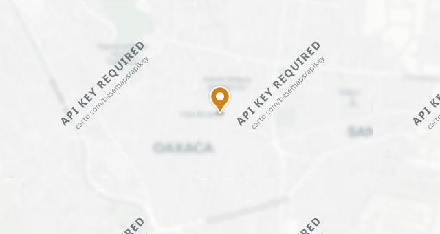 Map showing Las Quince Letras
