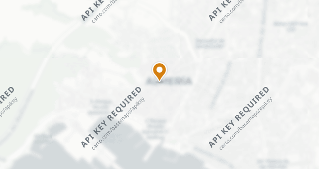 Map showing Asador Marino Tinta Negra