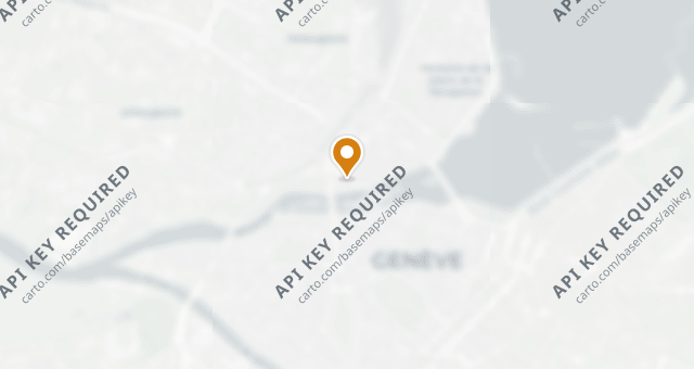 Map showing Mandarin Oriental Geneva